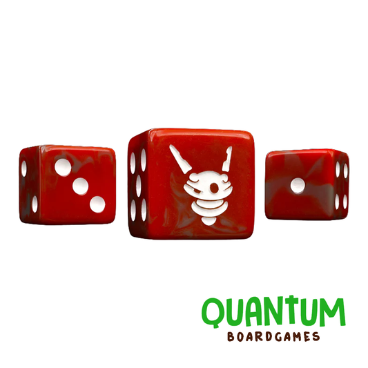 25 dados rojos Tau Empire Baron of Dice con esquinas cuadradas para Warhammer 40K