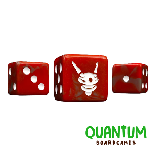 25 dados rojos Robot Helm Tau Empire esquinas redondeadas Warhammer 40K Baron of Dice