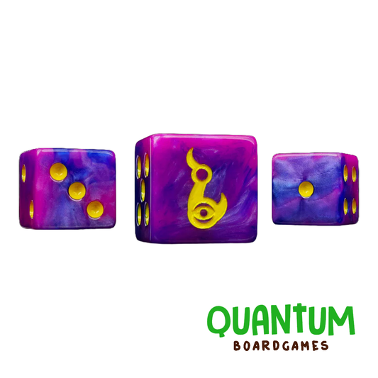 25 dados premium Baron of Dice Eternal Flame con temática Emperors Children para Warhammer