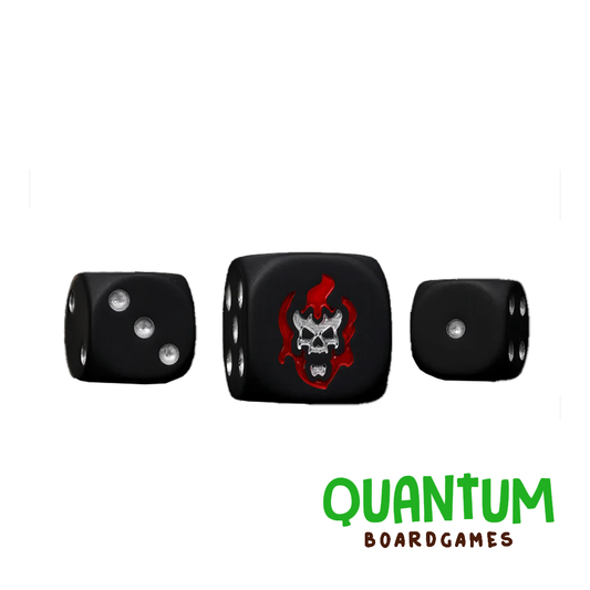 Set 25 dados Hell Bearers Chaos Space Marines Baron of Dice esquinas redondeadas