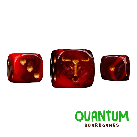 25 dados temáticos Minotaur Baron of Dice con esquinas redondeadas para Warhammer