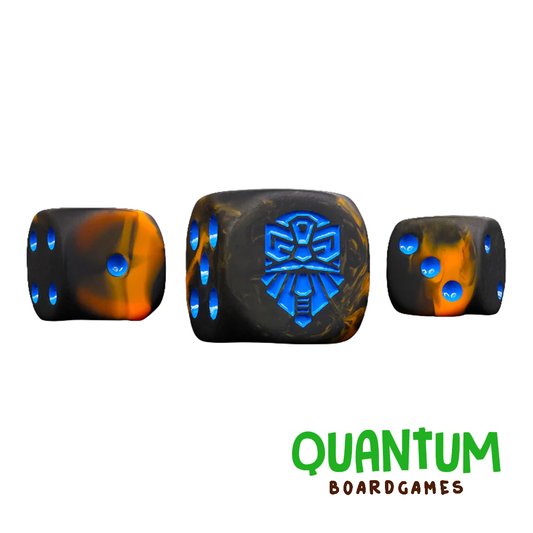 25 dados Molten Lava de Baron of Dice para Leagues of Votann Warhammer 40K