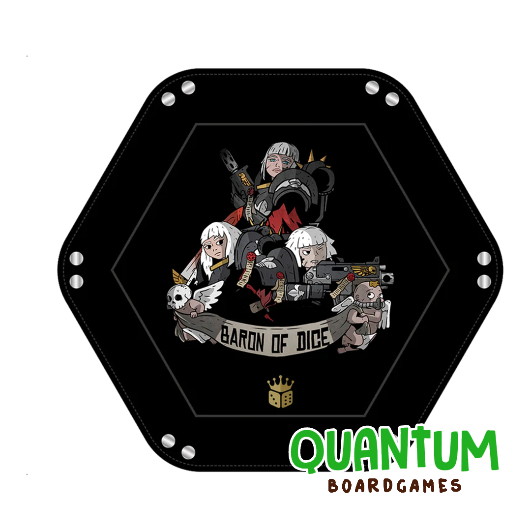 Baron of Dice: Premium Dice Trays Nuns with Guns (Adepta Sororitas)