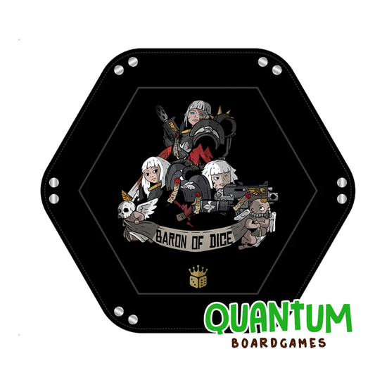 Baron of Dice: Premium Dice Trays Nuns with Guns (Adepta Sororitas)