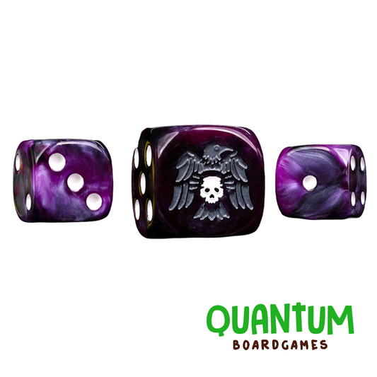 Baron of Dice: Raven and Skull (Raven Guard) – Round Corner x25