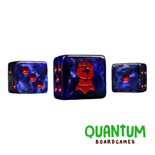 25 dados Righteous Hand Baron of Dice con símbolo mano imperial para Warhammer 40K