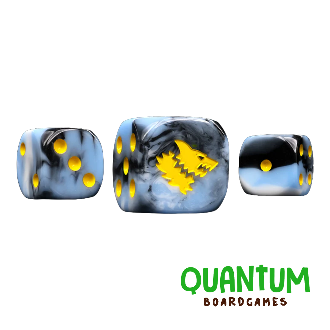 Baron of Dice: Snow Direwolf (Space Wolves) - Round Corner x25