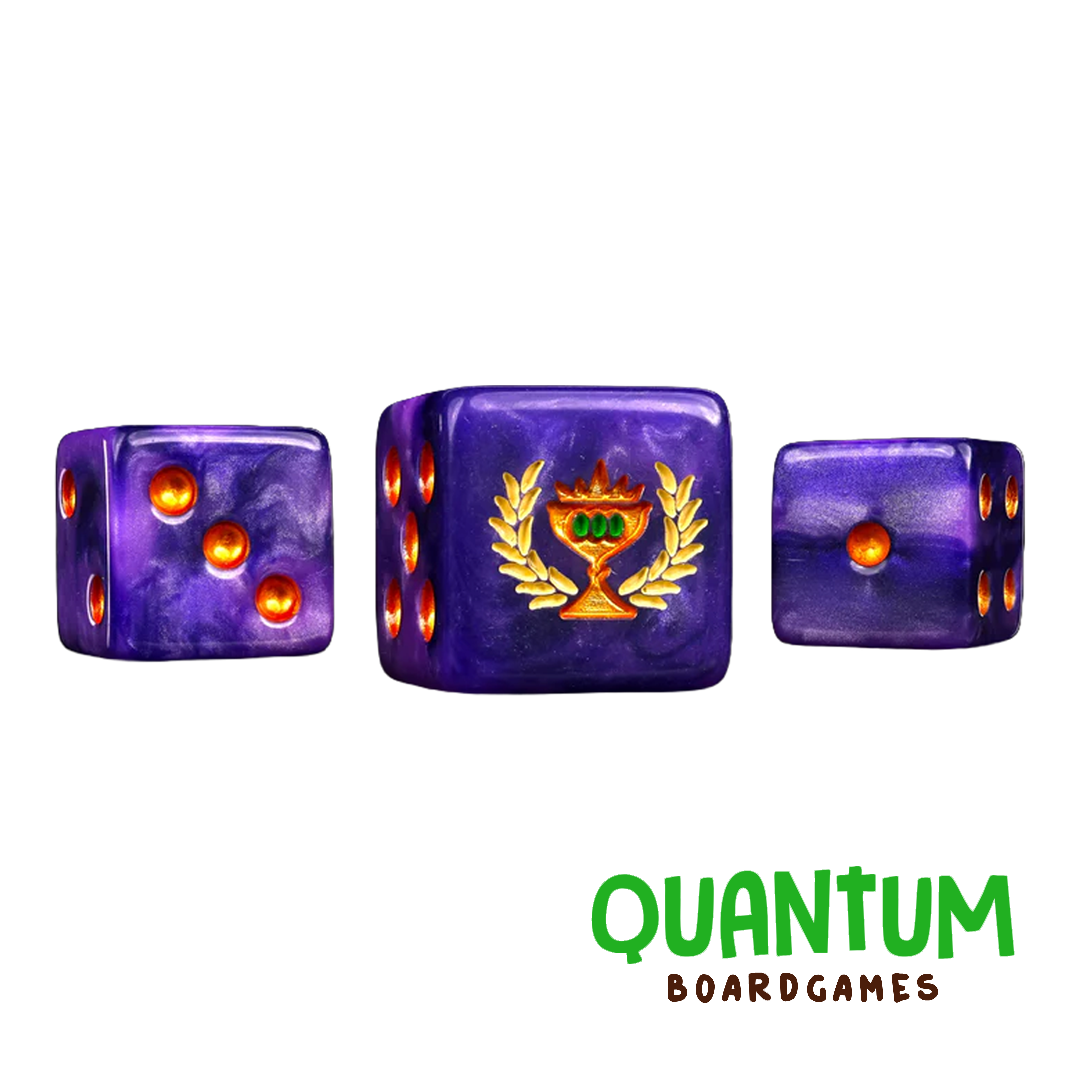 25 dados temáticos Soul Chalice con esquinas cuadradas para Soulblight Gravelords Age of Sigmar