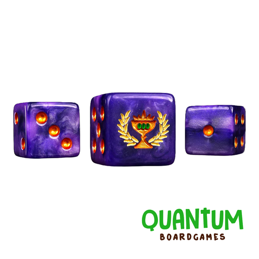 25 dados temáticos Soul Chalice con esquinas cuadradas para Soulblight Gravelords Age of Sigmar