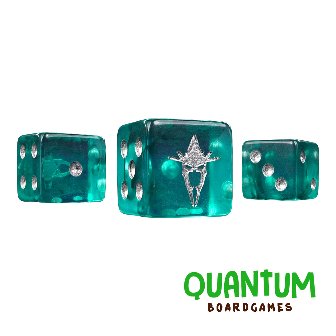 Set de 10 dados Spectral Knight temática Lord of the Rings Baron of Dice