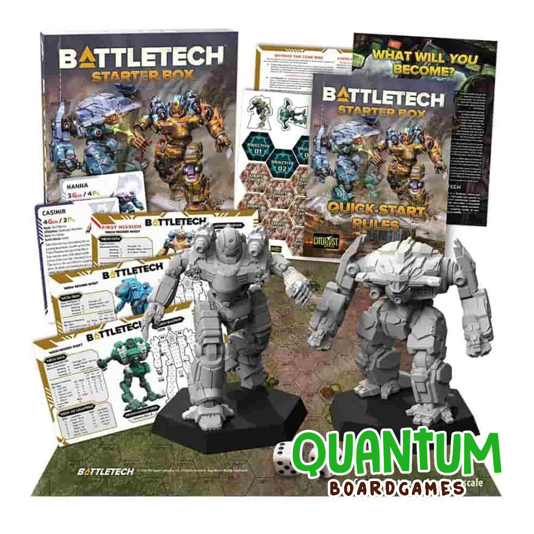 BattleTech Starter Box 2026 - Caja de juego con miniaturas de BattleMechs y componentes incluidos