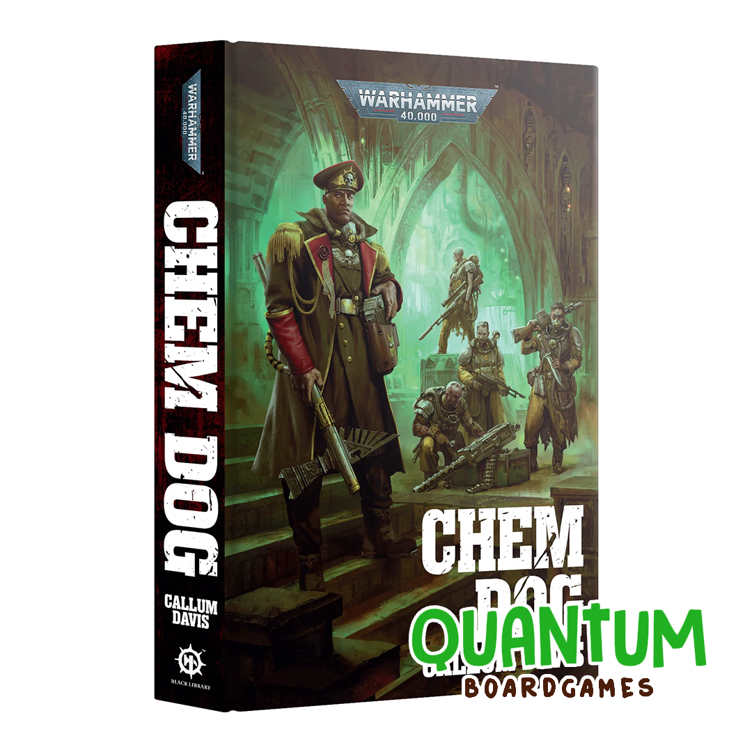 Novela Black Library Chem Dog Warhammer 40K edición hardback Game Workshop