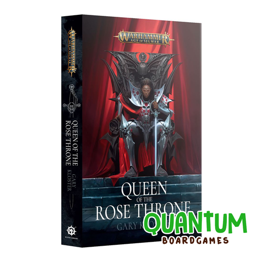 Portada novela Black Library Queen of the Rose Throne edición paperback Warhammer 40K