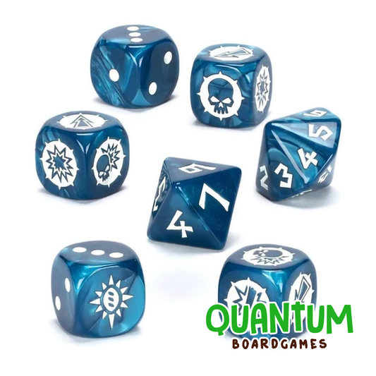 Set de dados temáticos High Elf para Blood Bowl de Game Workshop, diseño exclusivo elfo