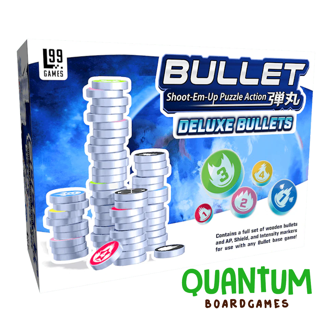 Fichas de madera deluxe Bullet LEVEL 99 para juegos de mesa estratégicos