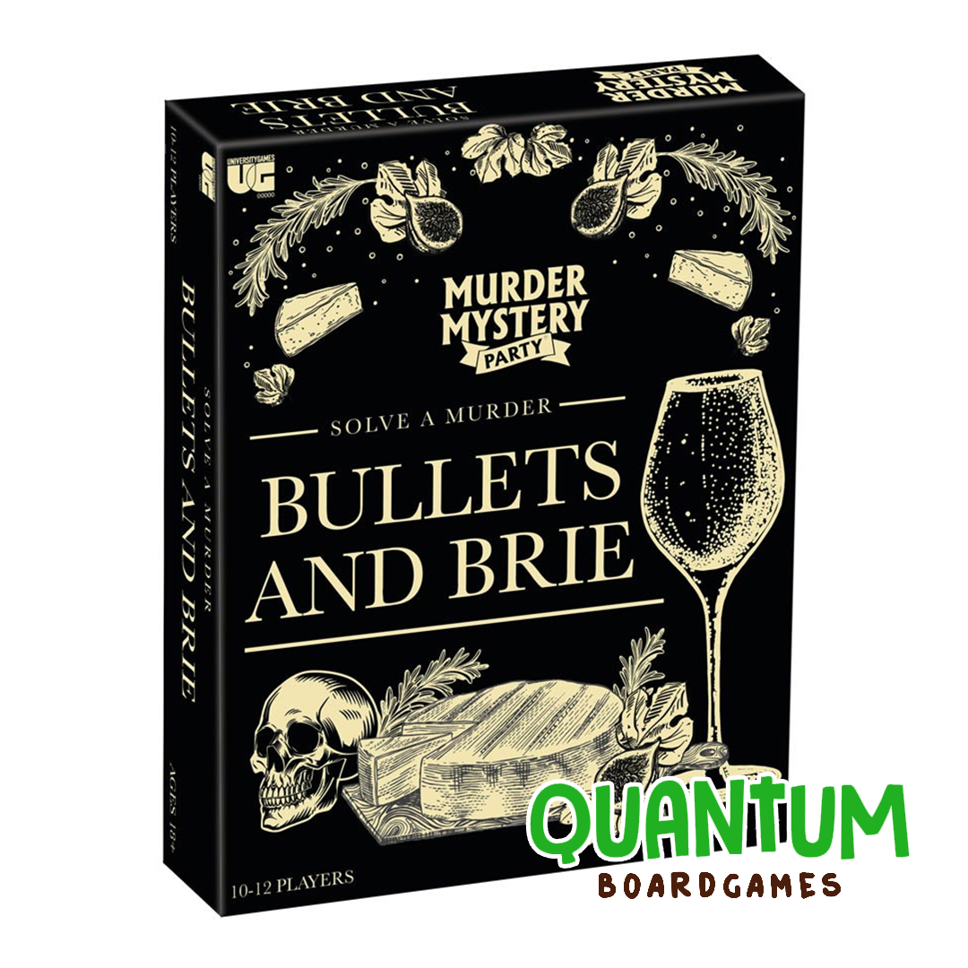 Bullets and Brie juego de mesa party con cartas de humor e interacción para amigos y familia