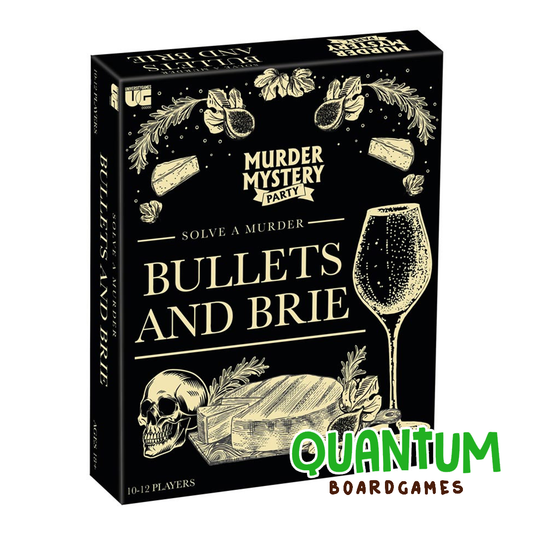 Bullets and Brie juego de mesa party con cartas de humor e interacción para amigos y familia