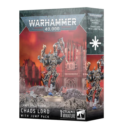 CHAOS SPACE MARINES LORD WITH JUMP PACK