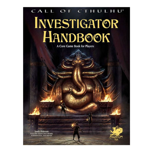 LIBRO DE ROL CALL OF CTHULHU 7E INVESTIGATOR'S HANDBOOK