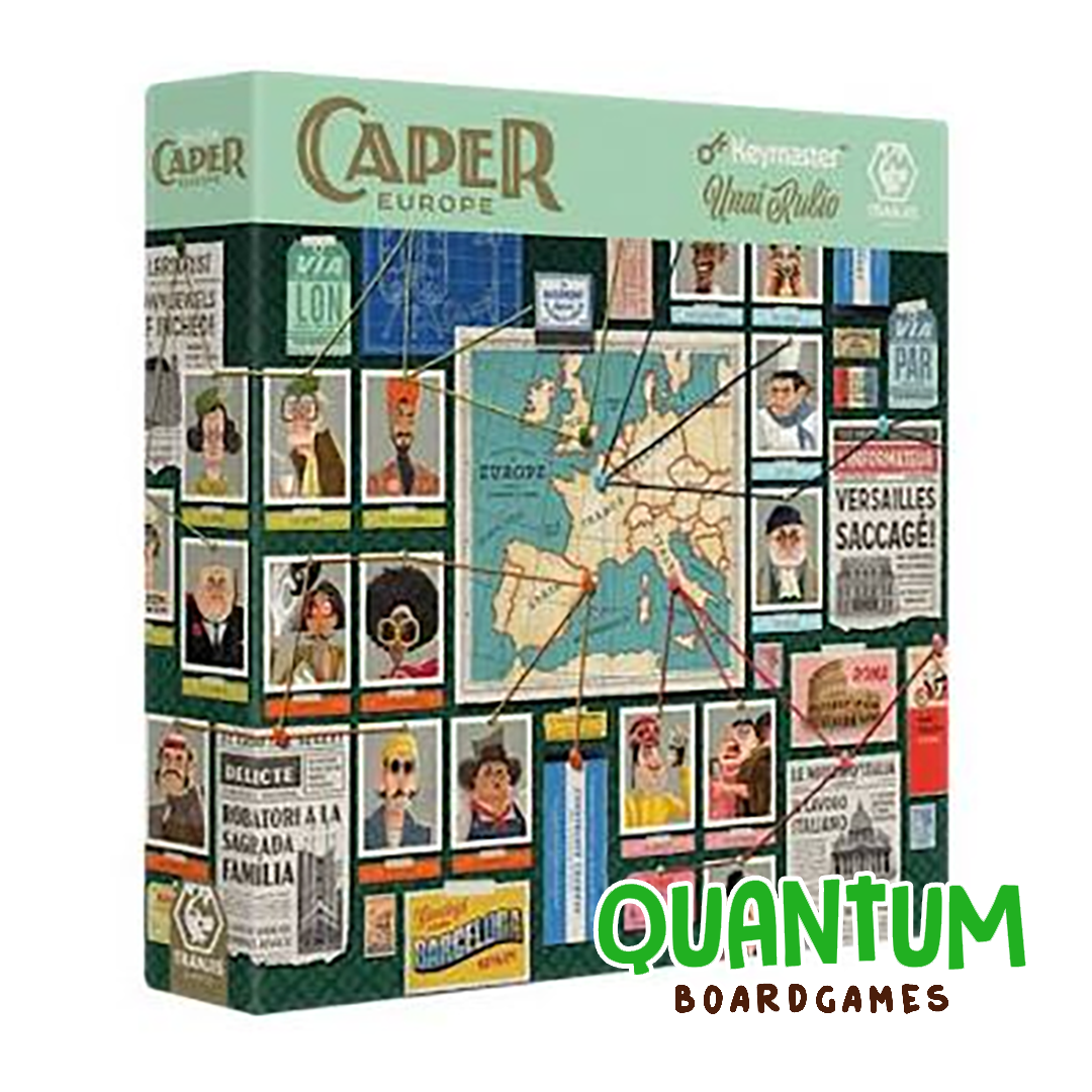 Caper Europe juego de mesa español cartas ladrones botines Europa Tranjis Games