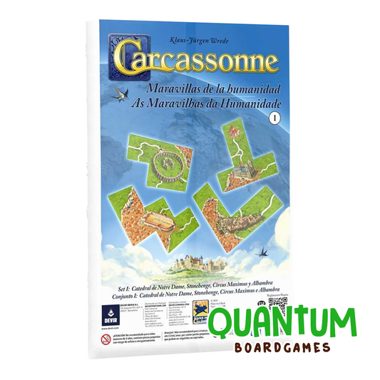 Carcassonne Las Maravillas de la Humanidad expansión juego de mesa español