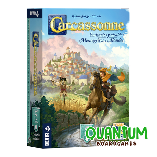 Carcassonne Expansión 5 Emisarios y Alcaldes tercera edición juego mesa español