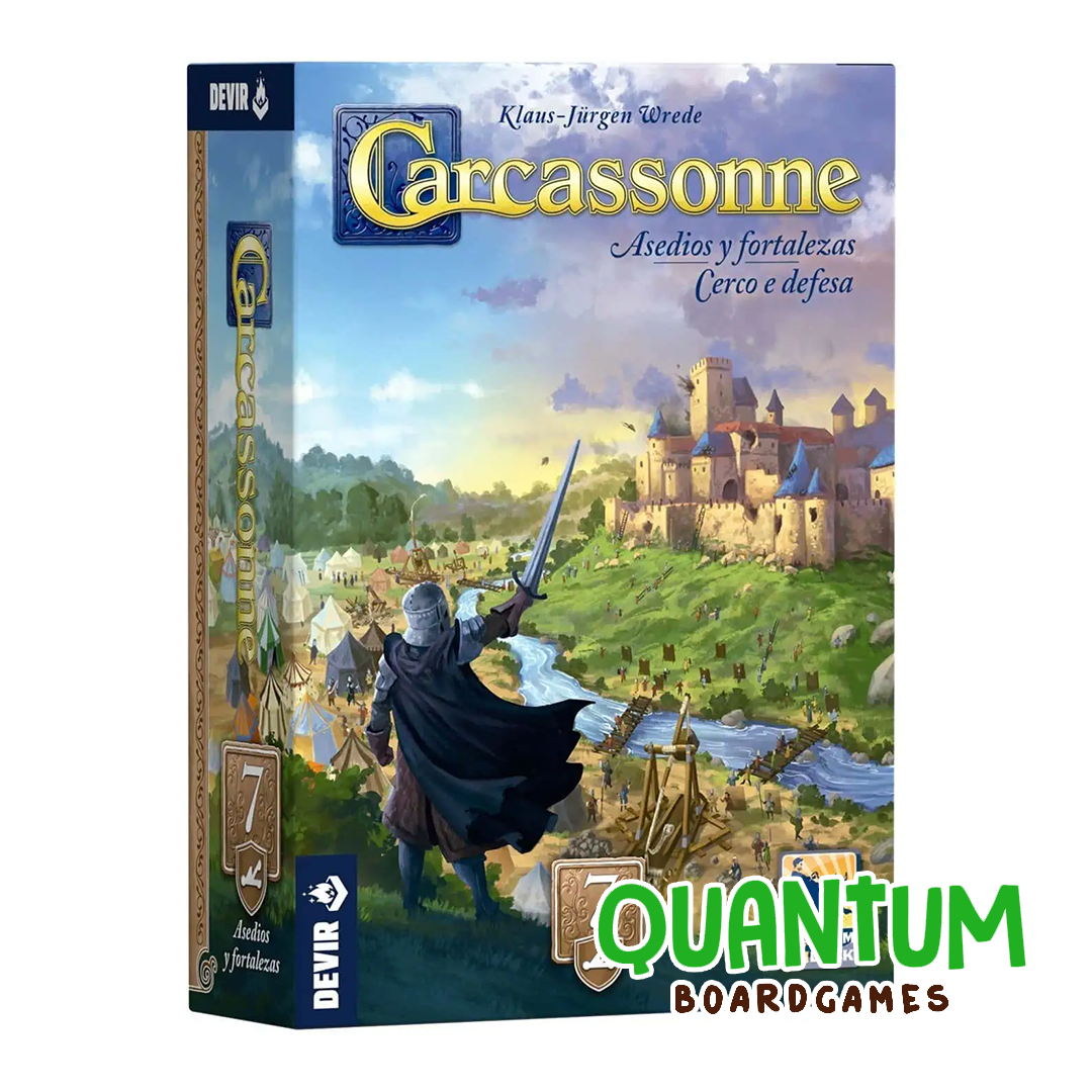 Carcassonne Tercera Edición Expansión 7 Asedios y Fortalezas caja producto juego de mesa español
