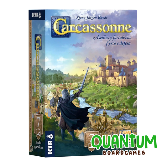 Carcassonne Tercera Edición Expansión 7 Asedios y Fortalezas caja producto juego de mesa español
