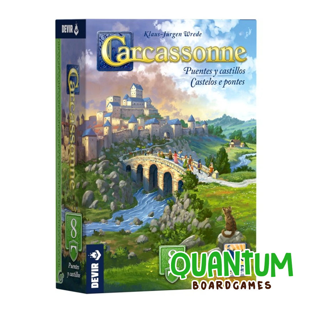 Carcassonne Tercera Edición Expansión 8 Puentes y Castillos - Juego de mesa estrategia español