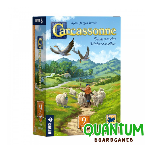 Carcassonne Tercera Edición Expansión 9 Viñas y Ovejas juego de mesa español