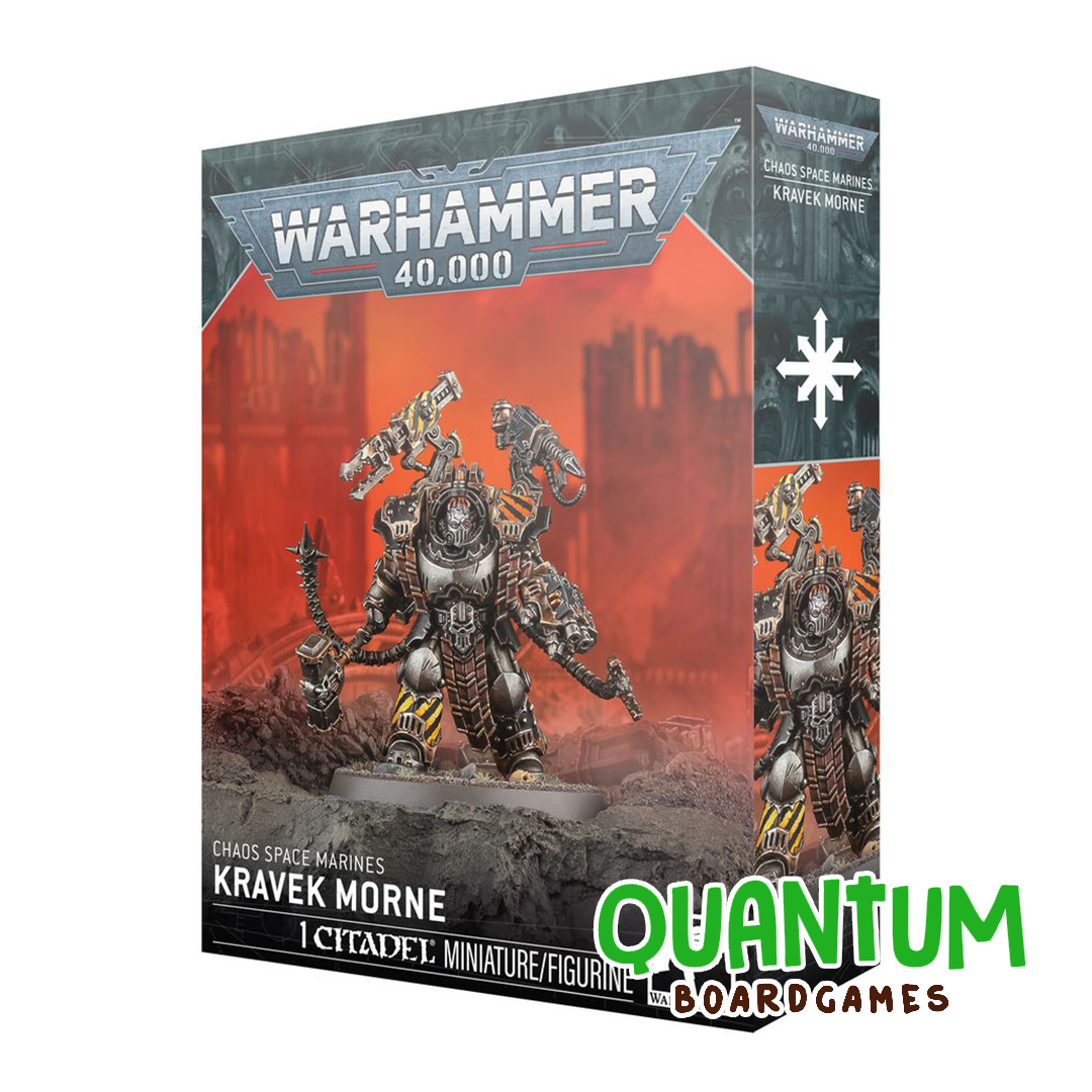 Miniatura Kravek Morne Iron Warriors Chaos Space Marines Warhammer 40K Games Workshop