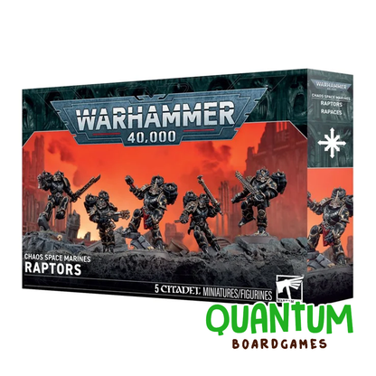 Miniaturas Chaos Space Marines Raptors Warhammer 40k - Unidad de asalto 2026