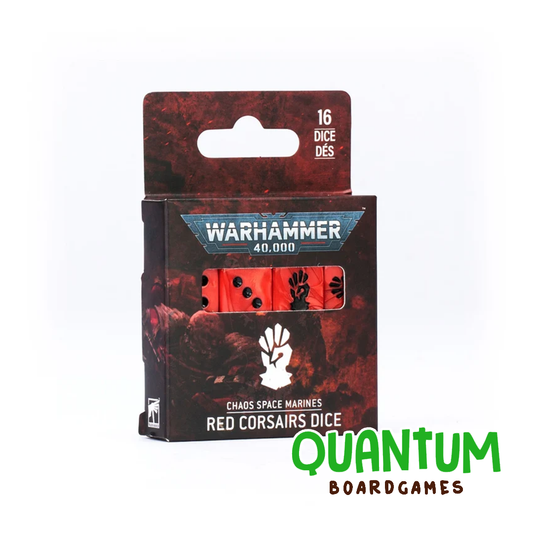 Dados oficiales Chaos Space Marines Red Corsairs Warhammer 40K Games Workshop