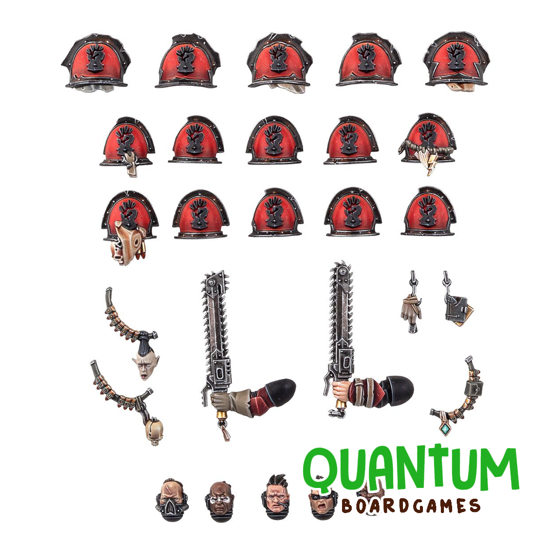 Set de upgrades y calcomanías Chaos Space Marines Red Corsairs - Game Workshop oficial