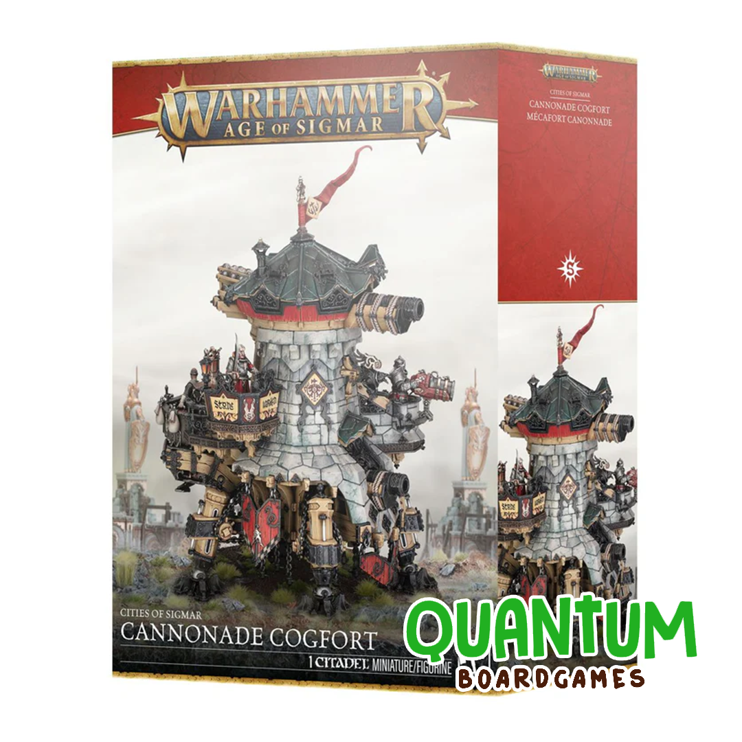 Cannonade Cogfort fortaleza móvil artillería Cities of Sigmar Warhammer miniatura Games Workshop