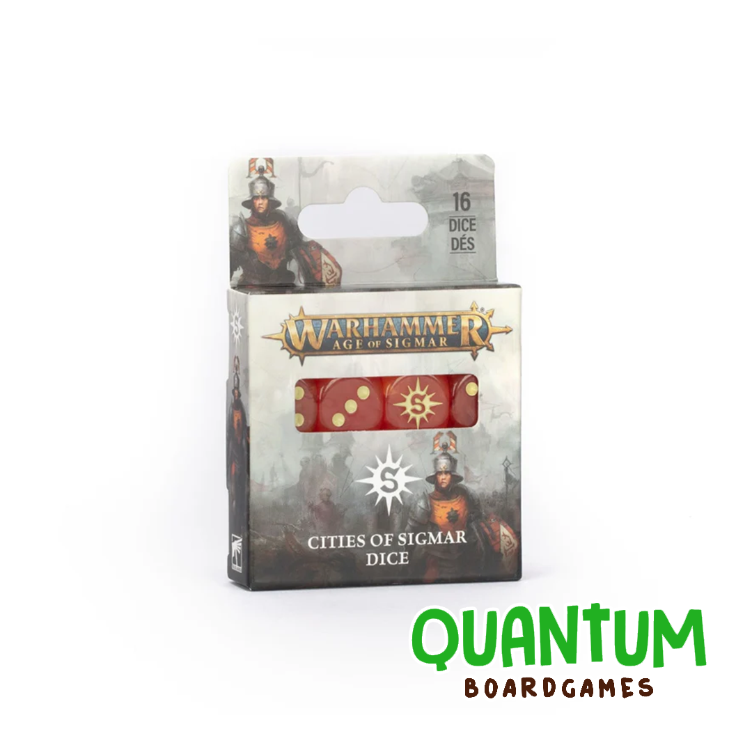 Set de dados temáticos Cities of Sigmar Warhammer Age of Sigmar color oficial