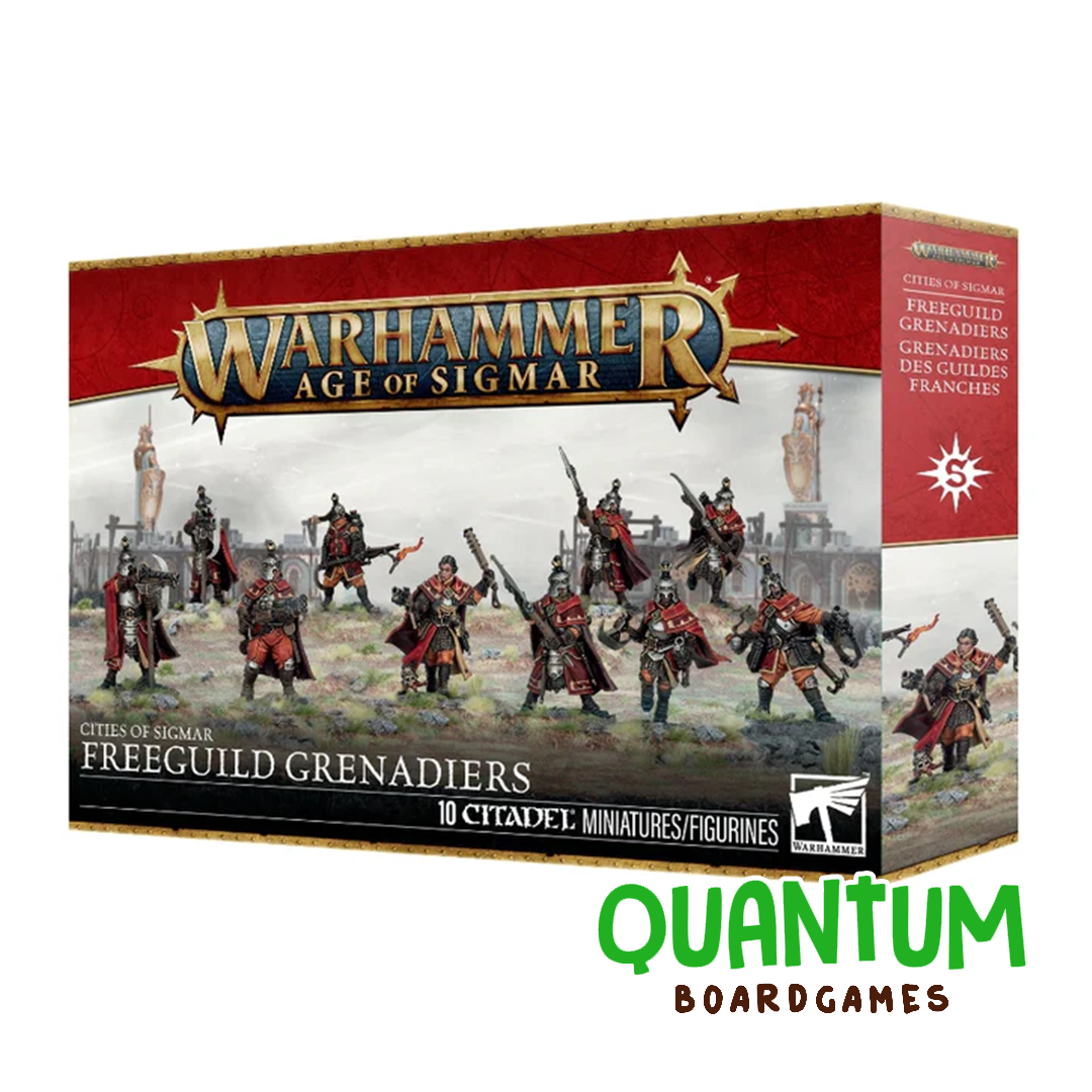 Freeguild Grenadiers miniaturas Warhammer Age of Sigmar Cities of Sigmar Games Workshop