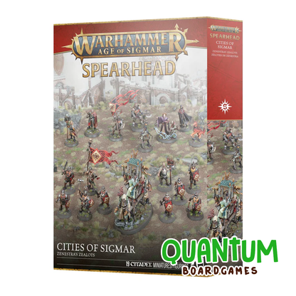Caja Spearhead Cities of Sigmar Zenestras Zealots - Miniaturas Warhammer Age of Sigmar