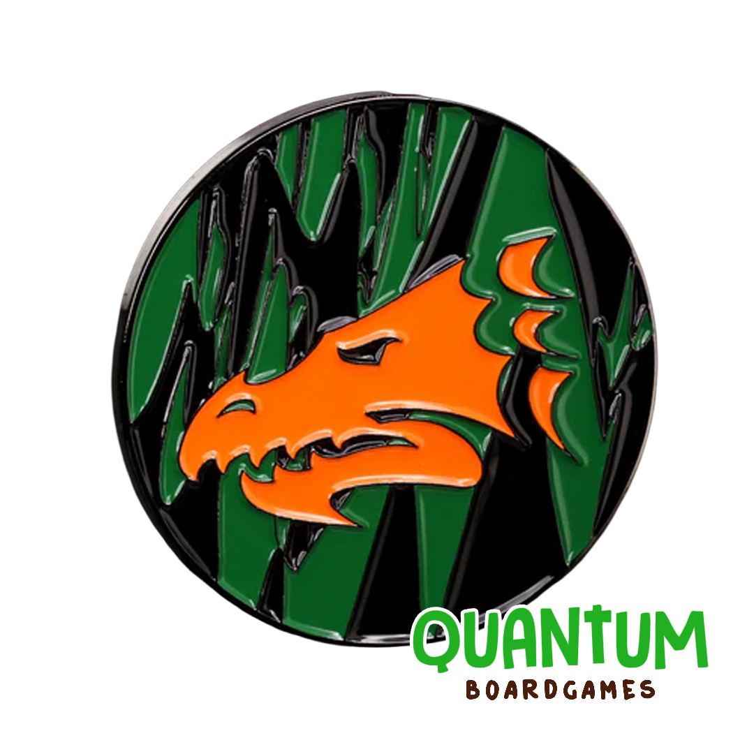 Baron of Dice: 40mm Objective Coin Drake (Salamanders) - 1pz