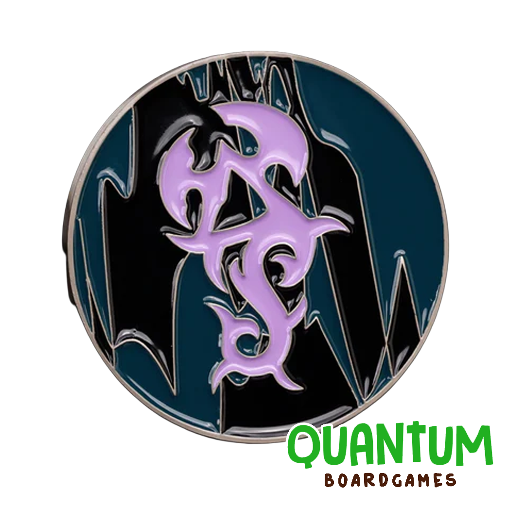 Baron of Dice: 40mm Objective Coin Dreaded Ones (Drukhari) - 1pz