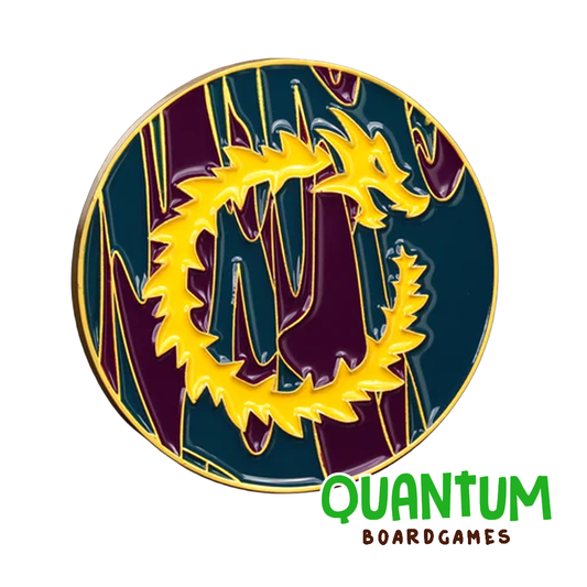 Baron of Dice: 40mm Objective Coin Infinity Dragon (Tzeentch) - 1pz