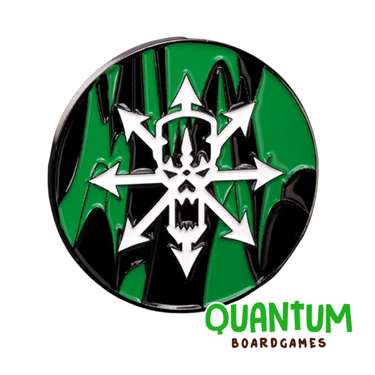 Baron of Dice: 40mm Objective Coin Tainted Knights (Chaos Knights) - 1pz