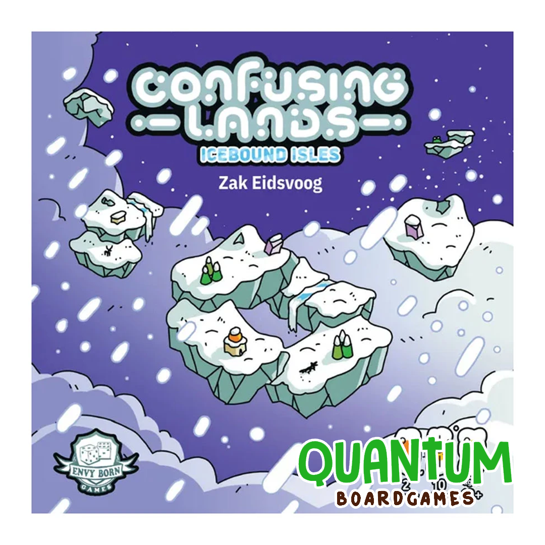 Confusing Lands Icebound Isles - Juego de mesa construcción islas heladas cartas