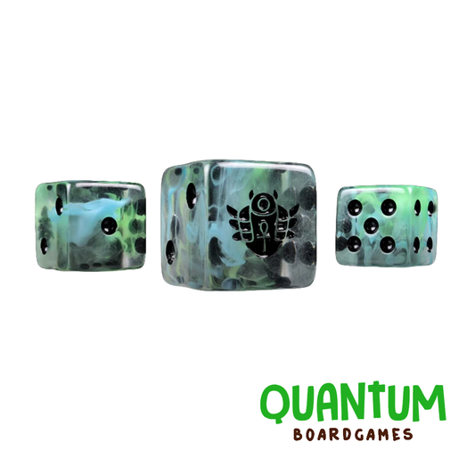 DAY OF THE DEAD DICE SCARAB X50 DICE SQUARE CORNER (NECRONS)