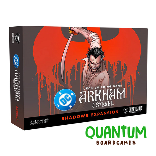 Expansión Arkham Asylum Shadows DC Comics Deck Building Game - Caja oficial Cryptozoic Entertainment