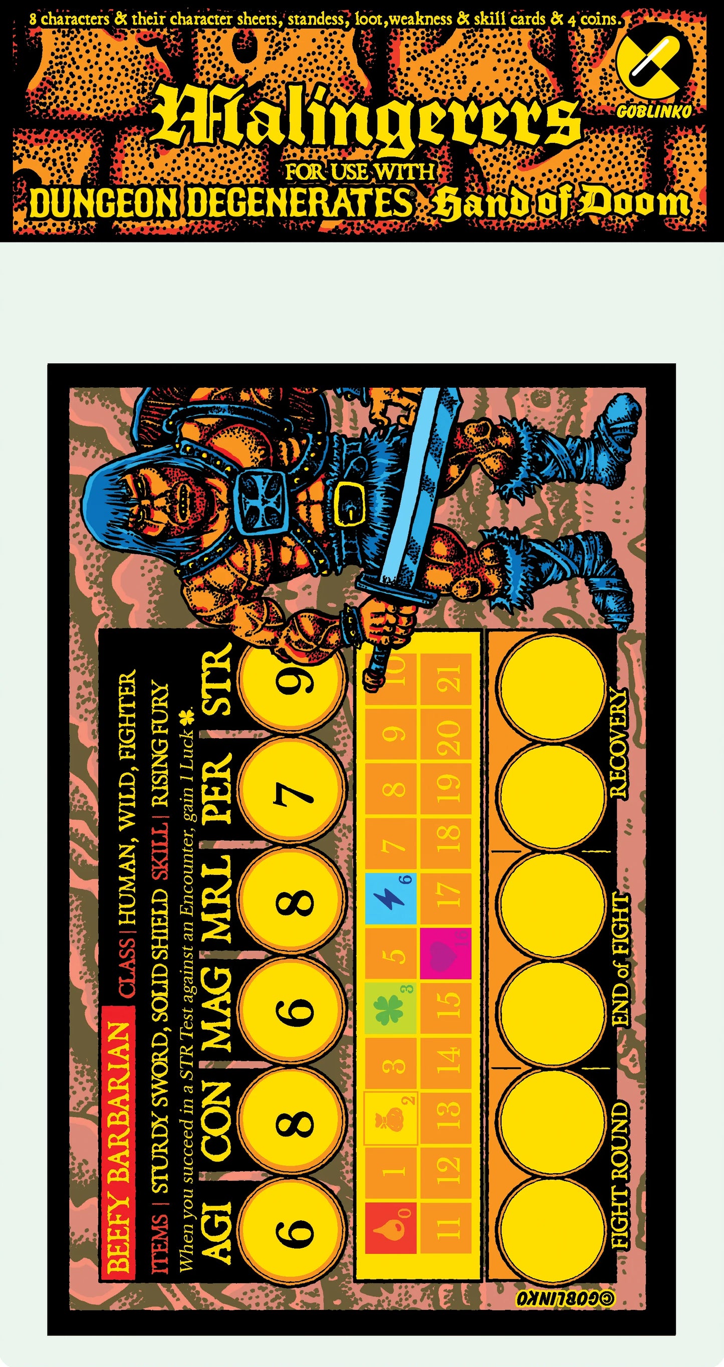 DUNGEON DEGENERATES MALINGERERS EXPANSION