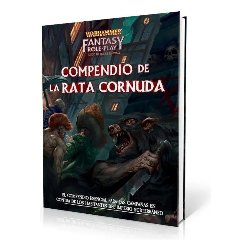 WARHAMMER JUEGO DE ROL LA RATA CORNUDA COMPENDIO EN ESPAÑOL