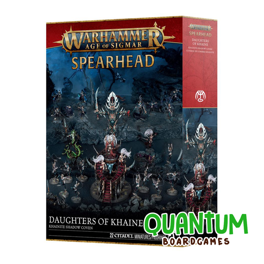 Daughters of Khaine Spearhead Khainite Shadow Coven caja completa Age of Sigmar Games Workshop