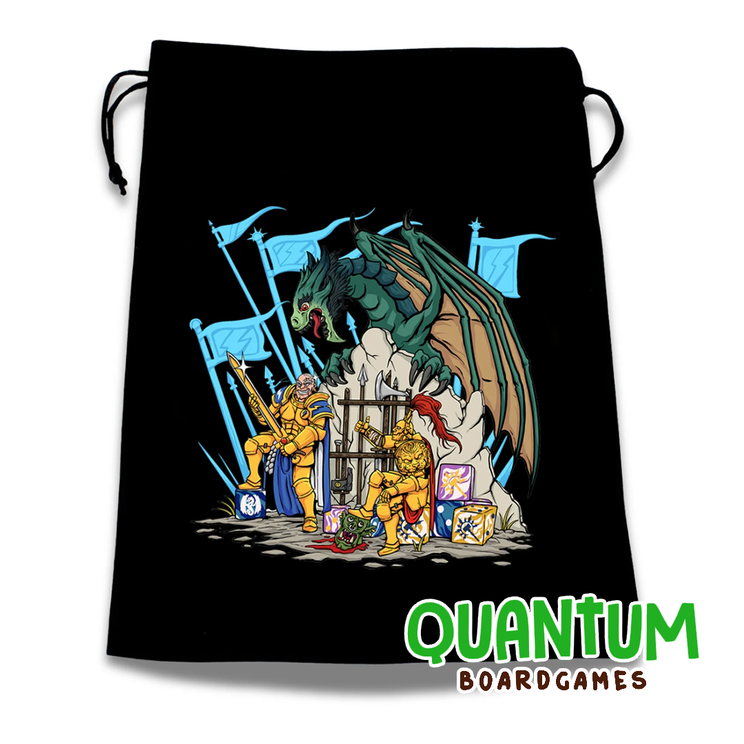 Bolsa premium Baron of Dice Golden Boys para dados Adeptus Custodes Warhammer 40K