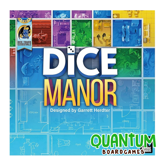 Dice Manor juego de mesa táctico con mecánica de dados en edición inglés de Arcane Wonders